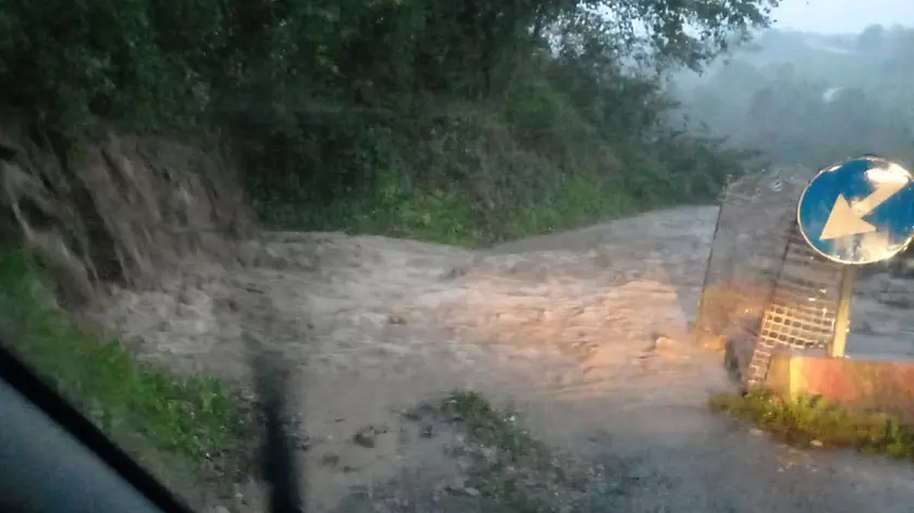 Via Laviste allagata a Villaga