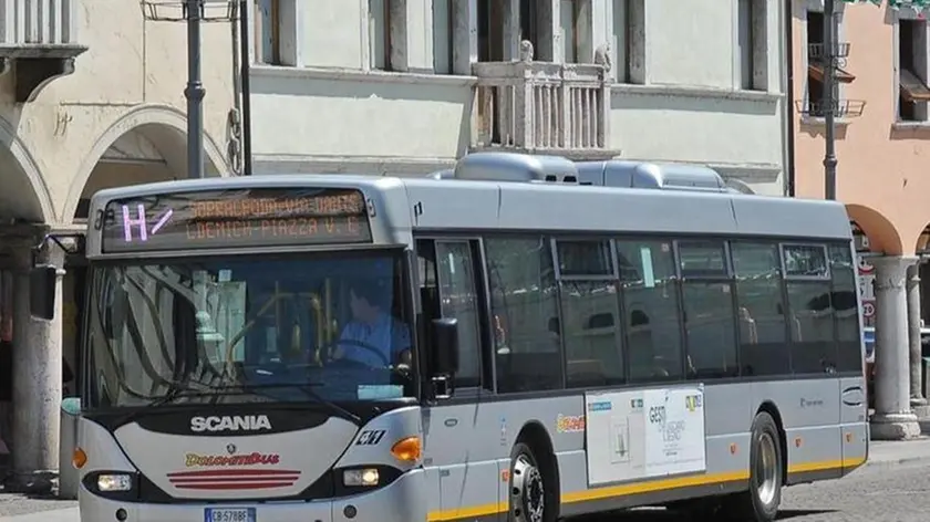 GLI AUTOBUS DELLA DOLOMITIBUS A BELLUNO