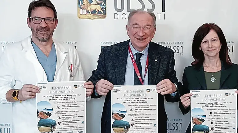 Da sinistra Federico Coppa, Giuseppe Dal Ben, Francesca De Biasi
