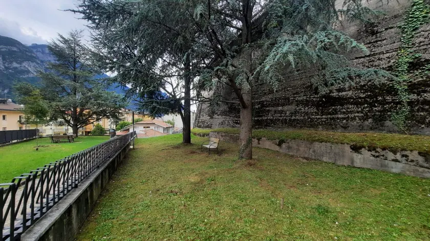 L'area sgambamento cani in centro a Longarone