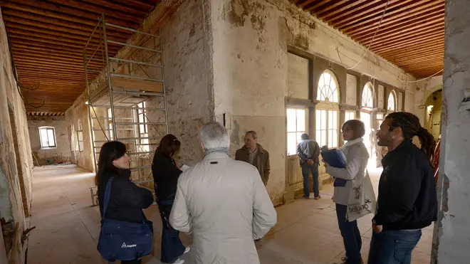 i lavori di ristrutturazione a palazzo bembo