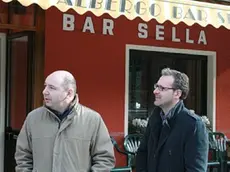 Il bar Sella il cui titolare ha sentito distintamente i boati