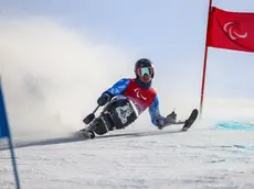 L'argento paralimpico Renè De Silvestro in azione a Pechino