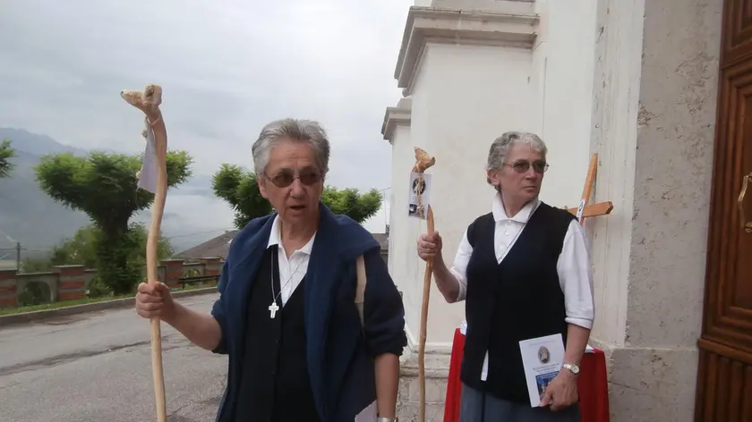 Suor Lucia Olcelli, già superiora delle suore Poverelle che gestivano l'asilo di Seren del Grappa