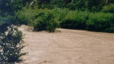 Un tratto del torrente Cismon. Fonzaso realizzerà una centralina