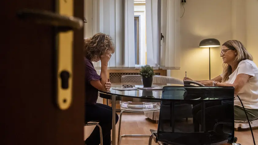 Una donna sentita in audizione protetta