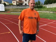 Andrea Barp con la maglia dell'Ana Feltre