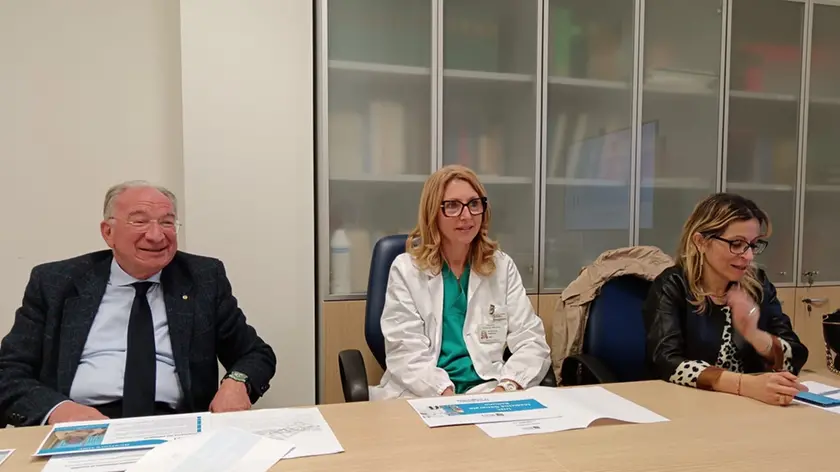 Da sinistra Giuseppe Dal Ben, Annamaria De Pellegrin e Maria Caterina De Marco