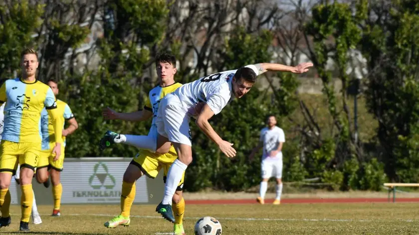 Simone Corbanese, uscito per infortunio nel primo tempo