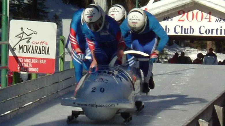 Questa mattina a Cortina si corre la Coppa Europa di bob a quattro