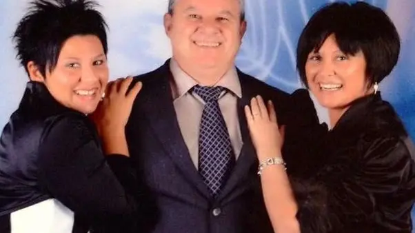 Mario Roldo con le figlie Morena e Danila, che lavorano nella Rolmec