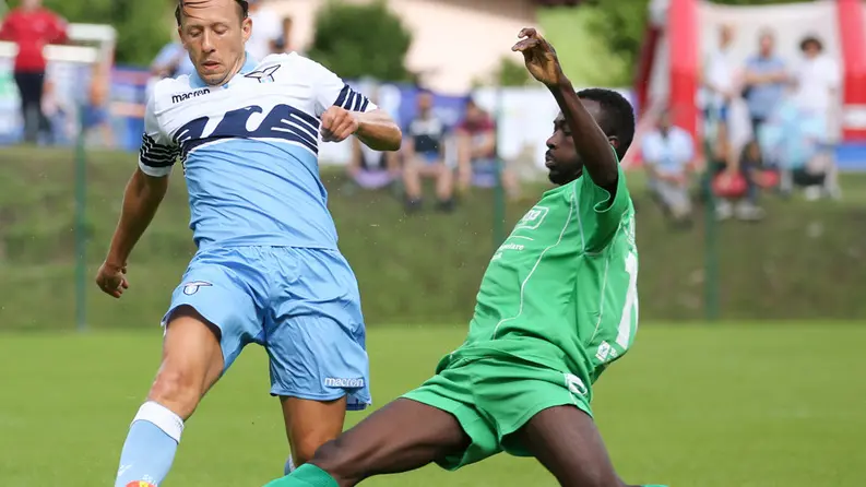 Leiva vs Aboubakar Kagiwa-Amichevole Lazio vs Top 11-Auronzo di Cadore