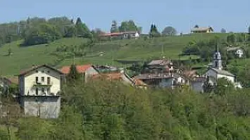 Una veduta di S. Antonio Tortal frazione di Trichiana