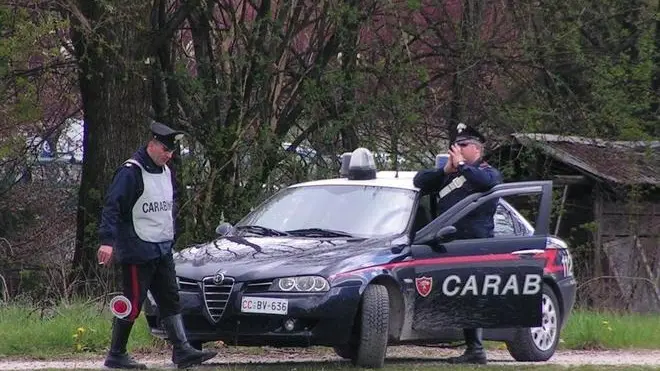 Una pattuglia dei carabinieri di Feltre