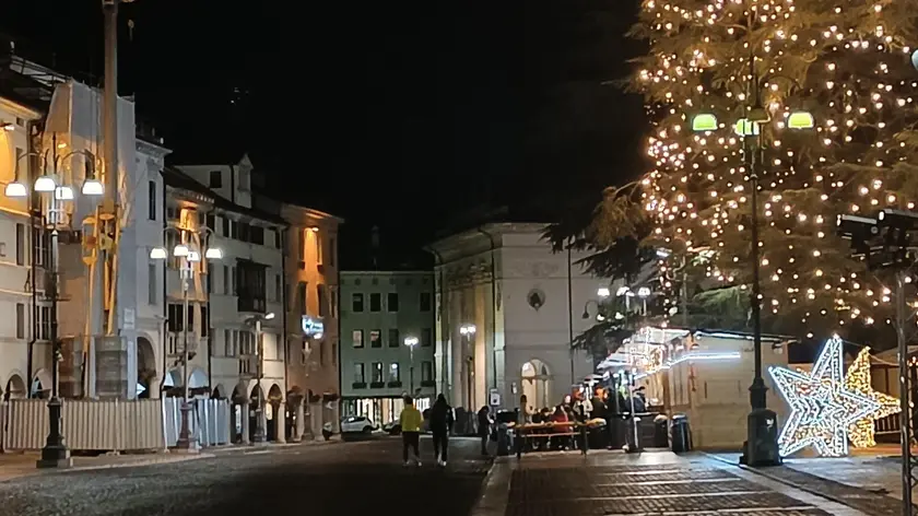 La zona di Belluno in cui la vittima dell’aggressione è stata soccorsa