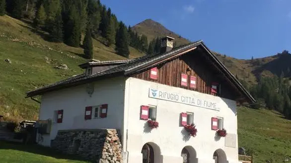 Il rifugio Città di Fiume