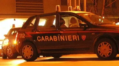 In via Fratelli Rosselli sono intervenuti i carabinieri