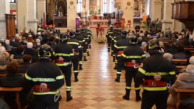 Al Duomo di Feltre i funerali di paolo De Paoli
