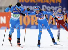 Lisa Vittozzi lancia Tommaso Giacomel