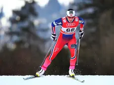 epa04545335 Norwegian cross country skier Marit Bjoergen in action during the prologue for the Tour de ski in Oberstdorf, Germany, 03 January 2015. EPA/KARL-JOSEF HILDENBRAND