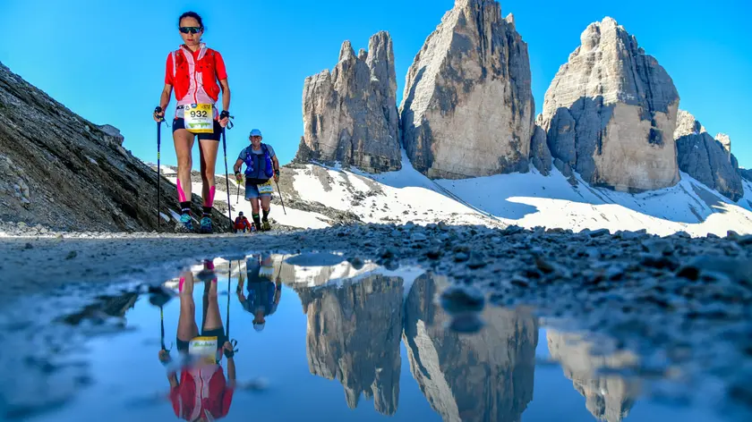 Una foto d'archivio della Lavaredo Ultra Trail