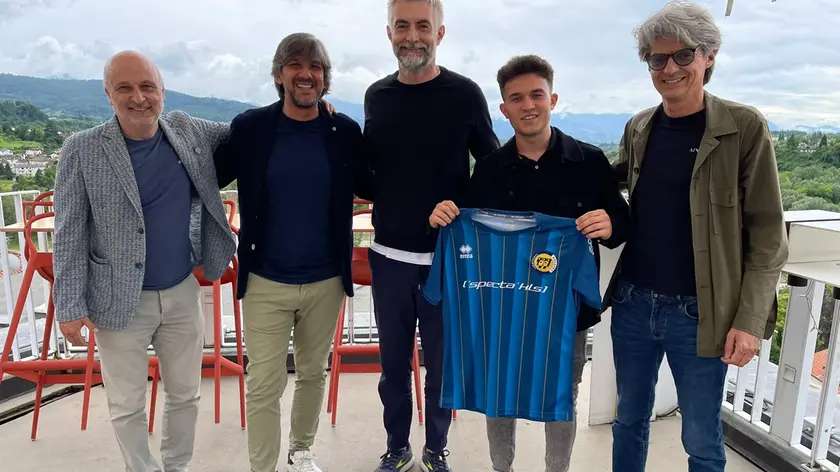 La presentazione del nuovo straniero della Canottieri Belluno