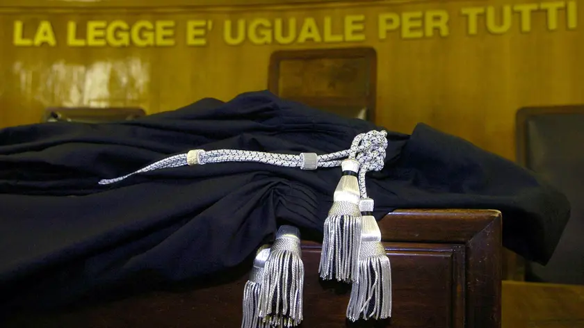 Un'aula di tribunale