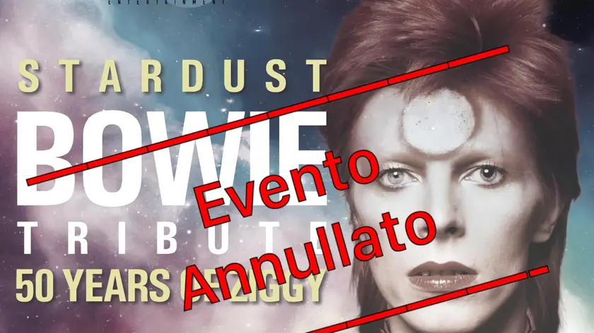 Il manifesto dello spettacolo annullato al teatro comunale di Belluno