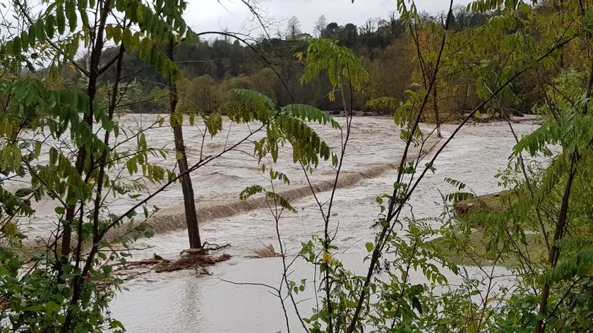 Il Piave esondato a Lambioi
