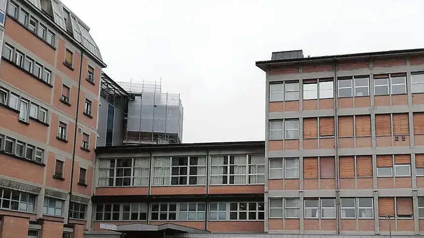 Una delle entrate dell’ospedale San Martino di Belluno