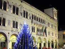 Inaugurazione della pista d pattinaggio su ghiaccio in piazza duomo