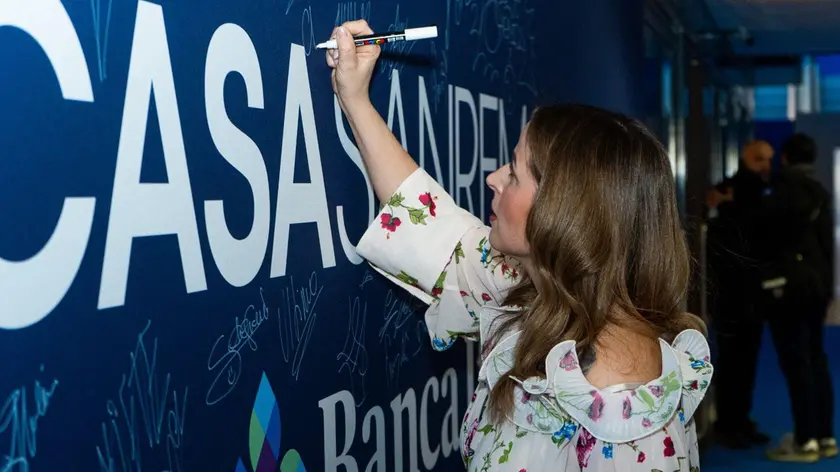 La firma di ClioMakeUp a Casa Sanremo