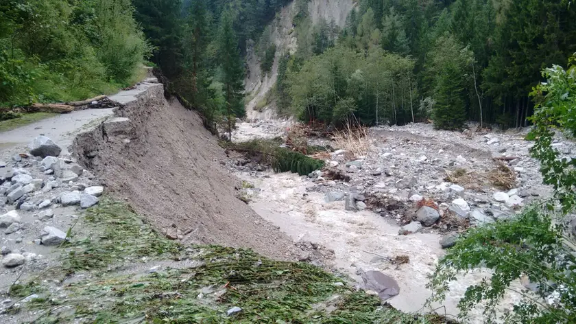 I danni del maltempo a Lozzo