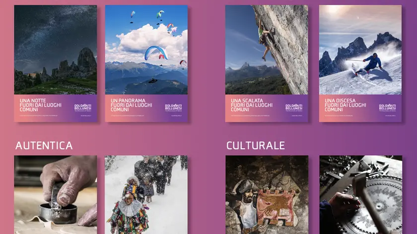 Il nuovo sito dell'offerta turistica bellunese