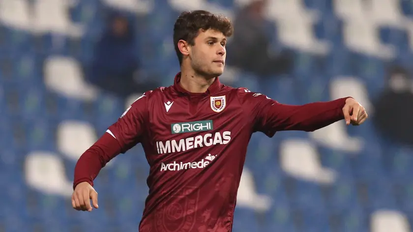 Denis Chiesa con la maglia della Reggiana