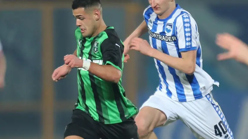 Alessio Arcopinto con la maglia del Sassuolo