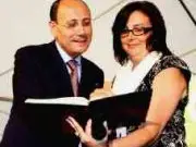 Renato Schifani con Iole Cisnetto