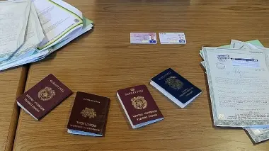 I passaporti falsi sequestrati a Zagonel nel gennaio scorso