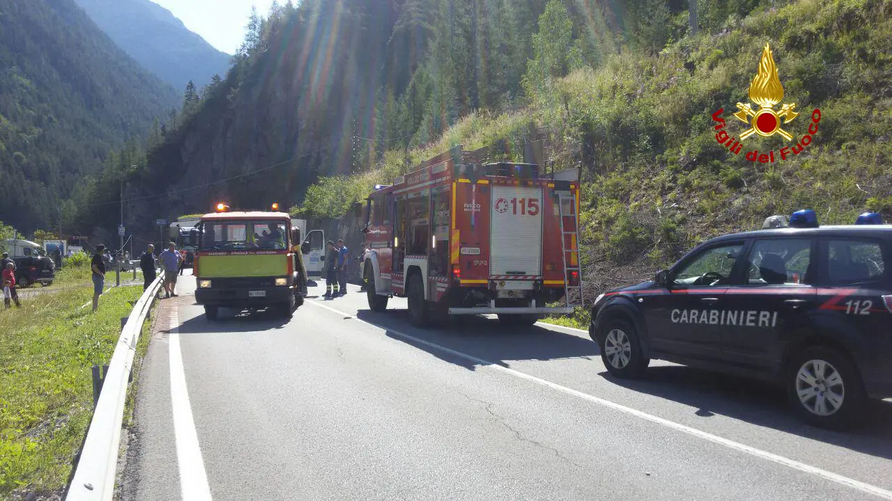 L'incidente a San Pietro di Cadore