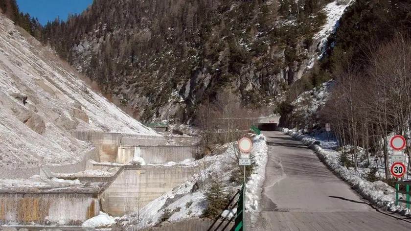 La strada che porta in Val Visdende