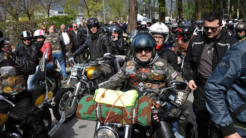 29 Edizione della Benedizione del motocilista a Pra del Moro a Feltre.