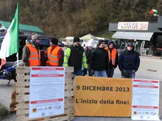 a longarone manifesta il movimento dei forconi