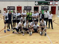 La Da Rold Logistics Belluno dopo una vittoria nei playoff