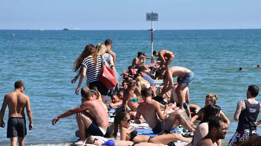 Un pontile di Jesolo