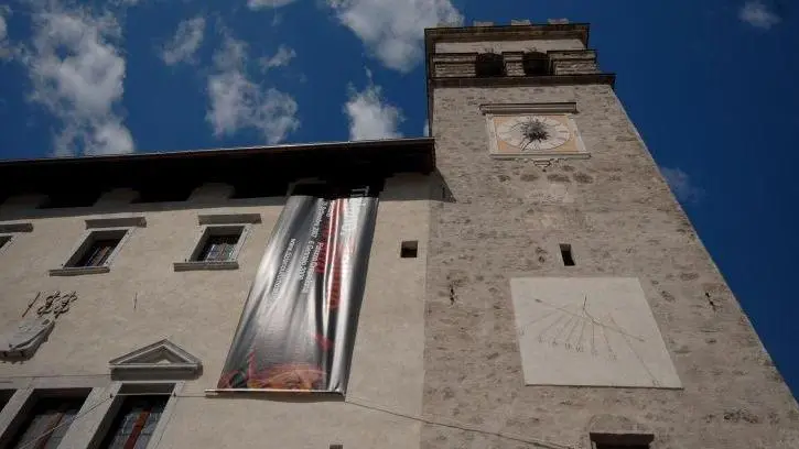 Pieve di Cadore, 15 settembre 2007. l'inaugurazione della mostra sul Tiziano. Il palazzo della magnifica comunit? montana - Uno scorcio del palazzo della Magnifica ente che ha raccolto fondi per gli alluvionati di Caldogno