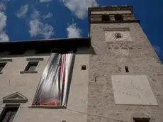 Pieve di Cadore, 15 settembre 2007. l'inaugurazione della mostra sul Tiziano. Il palazzo della magnifica comunit? montana - Uno scorcio del palazzo della Magnifica ente che ha raccolto fondi per gli alluvionati di Caldogno