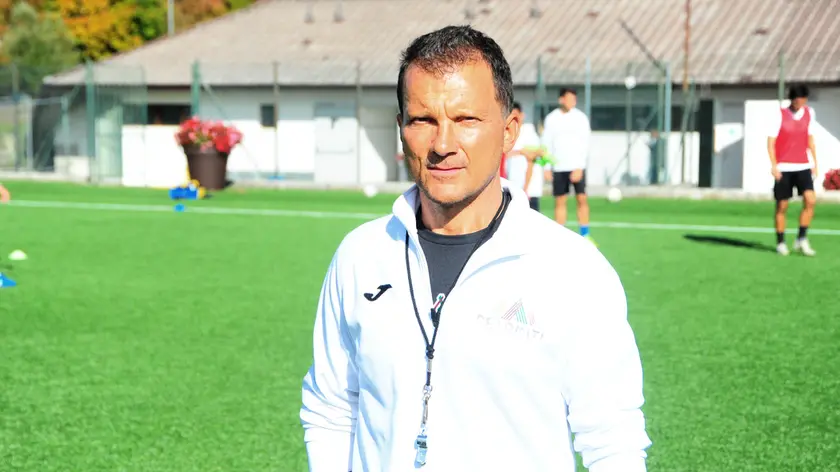 L'allenatore Diego Zanin