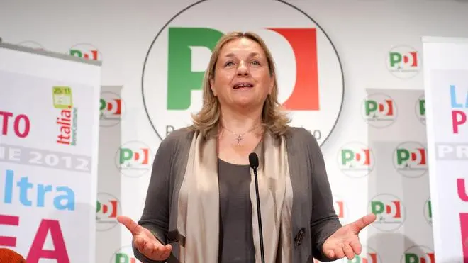 31/10/2012 Roma, Laura Puppato presenta la sua candidatura alle primarie del centro sinistra. Nella foto Laura Puppato