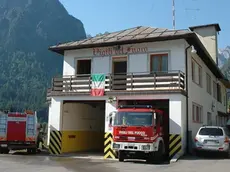 Santo Stefano di Cadore, 20 luglio 2006, la caserma dei vigili del fuoco