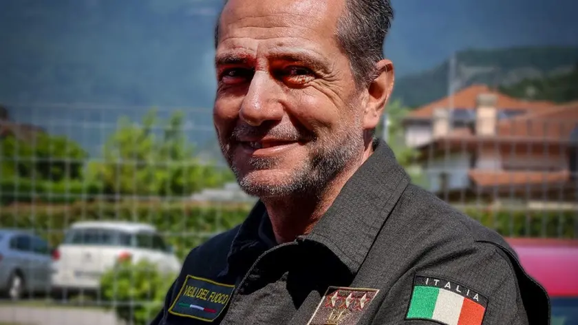 Il comandante provinciale dei vigili del fuoco Antonio Del Gallo